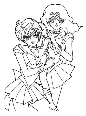 Kids-n-fun.de | 66 Ausmalbilder von Sailor Moon